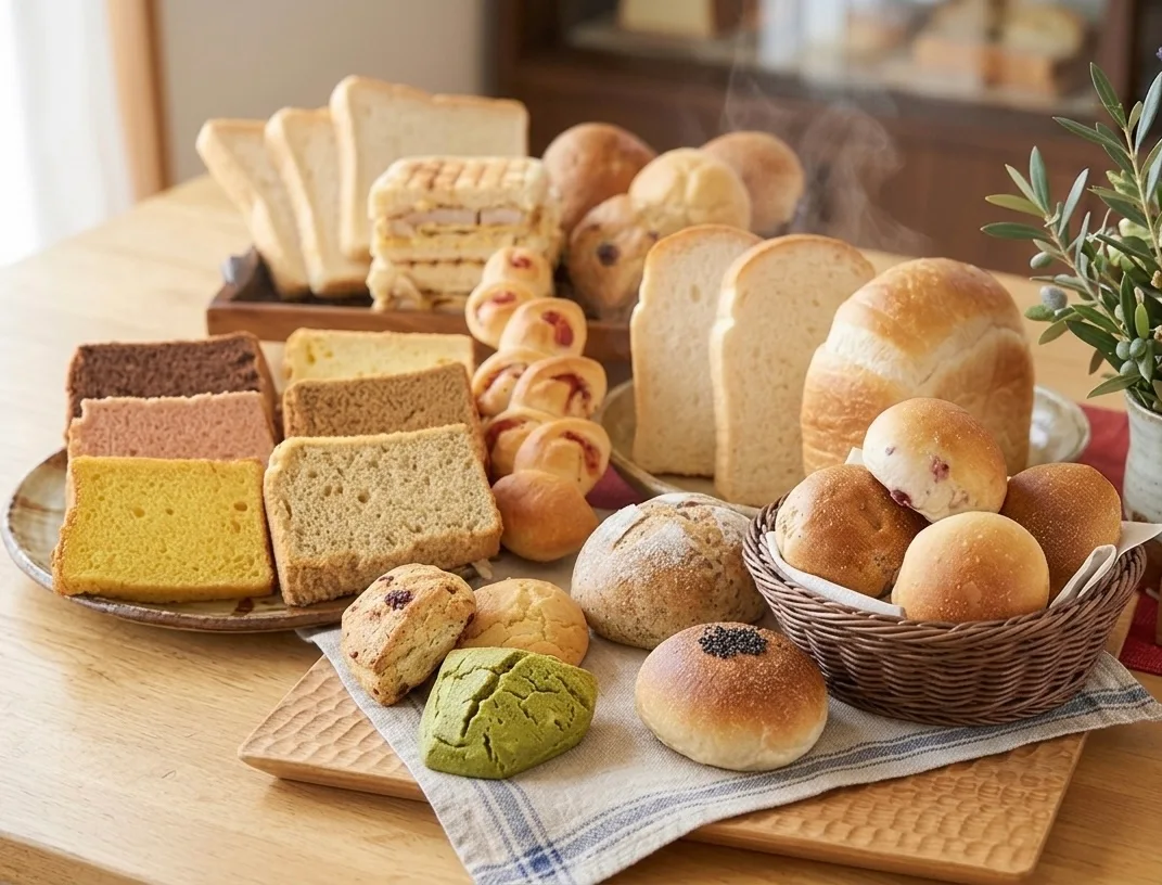 あこ天然酵母のパンと生シフォンケーキ　コボコボのパン・商品